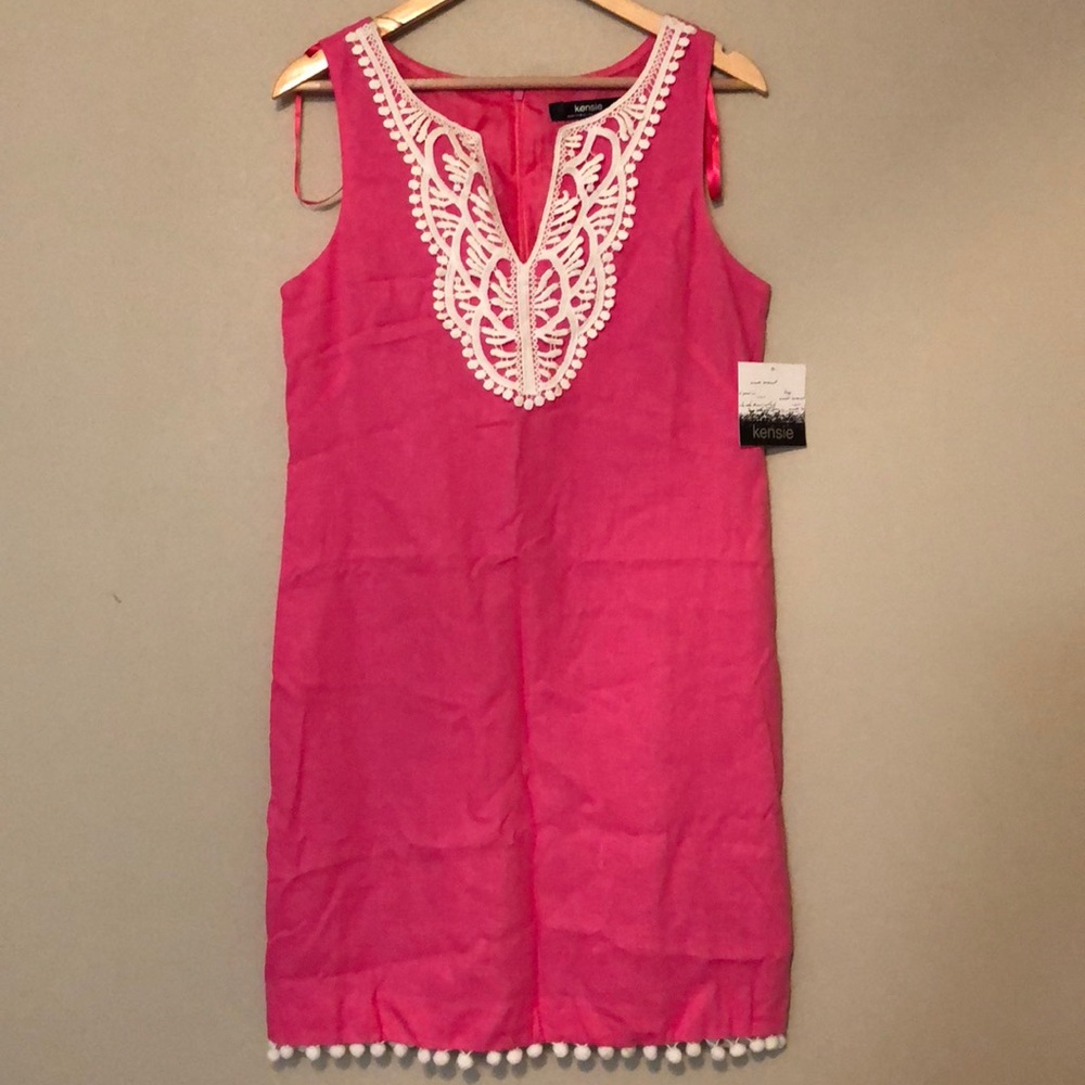 NWT Pink Kenzie Knee Length Summer Breezy Dress
